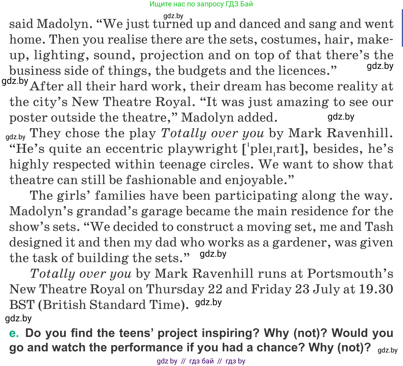 Английский язык (english), 9 класс Учебник (Student's book), авторы: Демченко Наталья Валентиновна, Юхнель Наталья Валентиновна, Романчук Вероника Романовна, Малиновская Елена Александровна, Севрюкова Татьяна Юрьевна, издательство Вышэйшая школа, Минск, 2022, белого цвета, Часть ( Part) 2, страница 75, номер 2, Условие (продолжение 3)