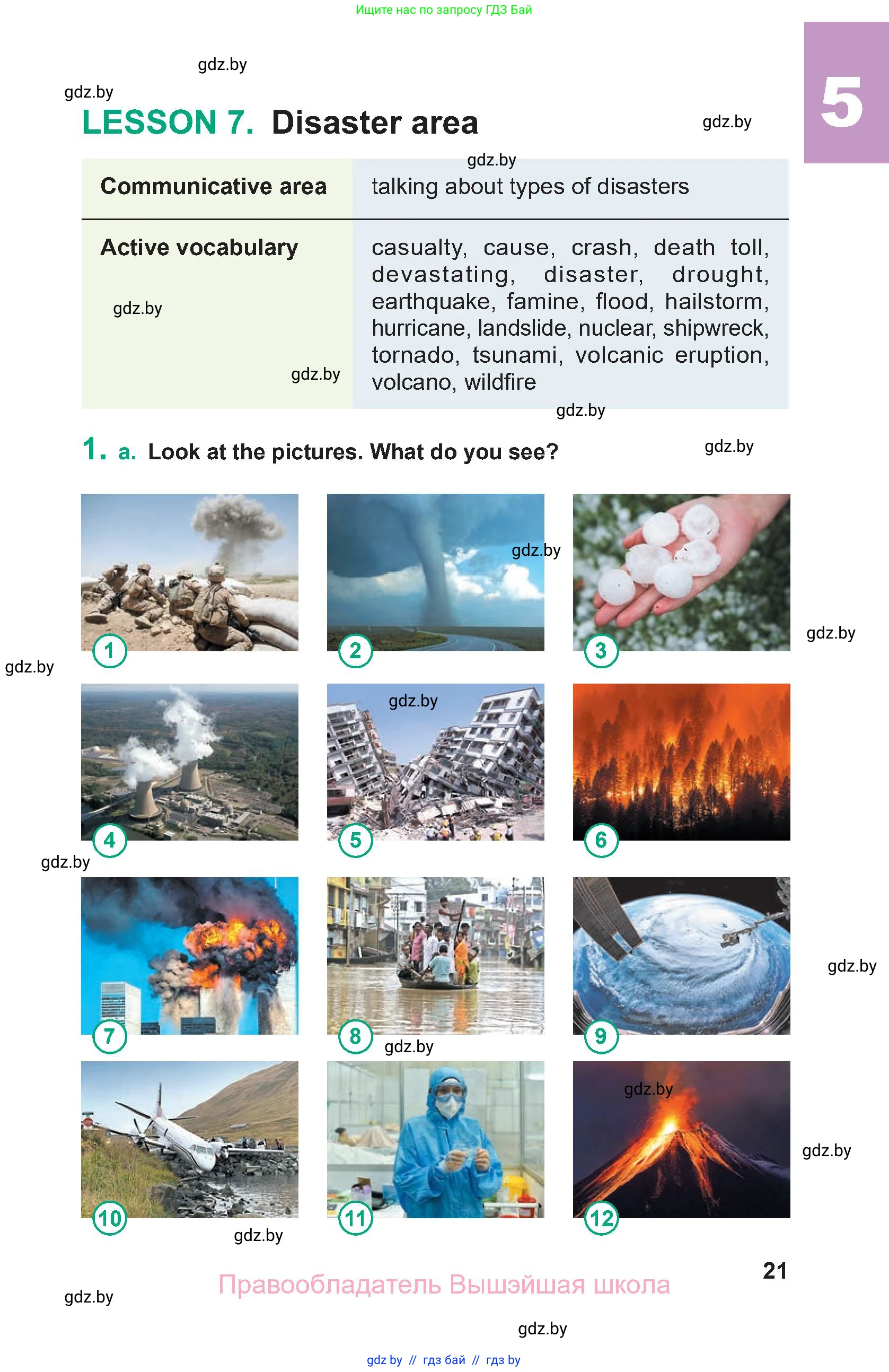 Английский язык (english), 9 класс Учебник (Student's book), авторы: Демченко Наталья Валентиновна, Юхнель Наталья Валентиновна, Романчук Вероника Романовна, Малиновская Елена Александровна, Севрюкова Татьяна Юрьевна, издательство Вышэйшая школа, Минск, 2022, белого цвета, Часть ( Part) 2, страница 21