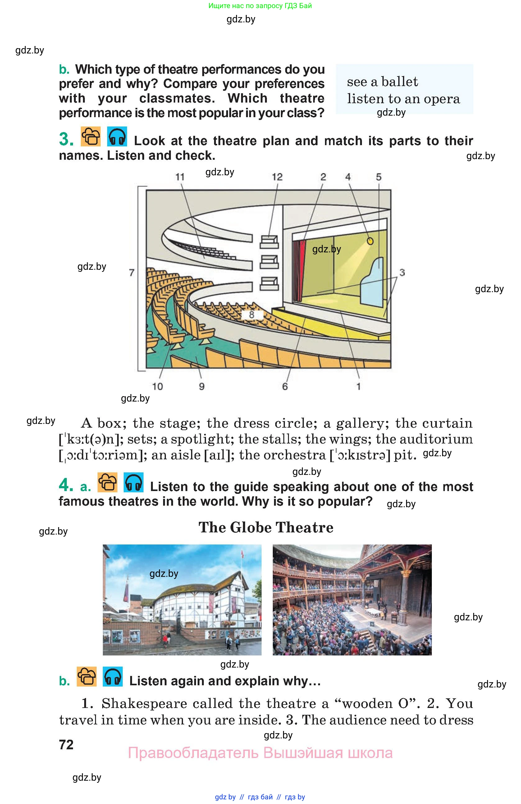 Английский язык (english), 9 класс Учебник (Student's book), авторы: Демченко Наталья Валентиновна, Юхнель Наталья Валентиновна, Романчук Вероника Романовна, Малиновская Елена Александровна, Севрюкова Татьяна Юрьевна, издательство Вышэйшая школа, Минск, 2022, белого цвета, Часть ( Part) 1, страница 72