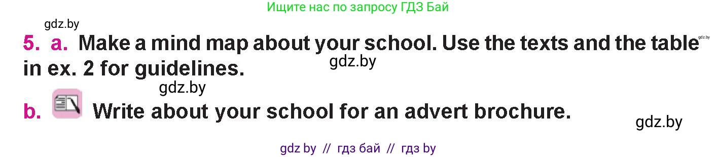 Английский язык (english), 10 класс Учебник (Student's book), авторы: Демченко Наталья Валентиновна, Юхнель Наталья Валентиновна, Севрюкова Татьяна Юрьевна, Бушуева Эдите Владиславовна, Лапицкая Людмила Михайловна (Lapitskaya Ludmila), издательство Вышэйшая школа, Минск, 2021, голубого цвета, Часть ( Part) 1, страница 66, номер 5, Условие