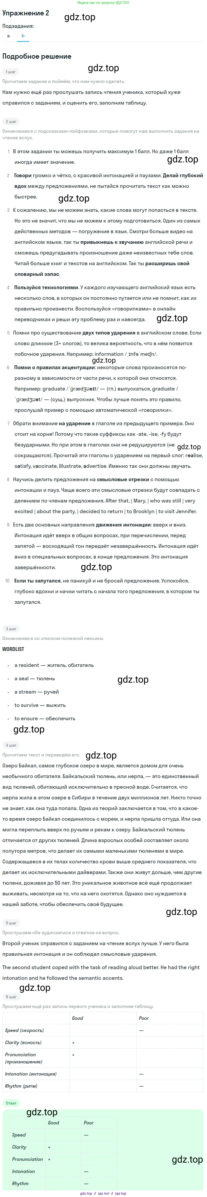Английский язык (english), 10 класс Учебник (Student's book), авторы: Баранова Ксения Михайловна (Baranova Ksenia), Дули Дженни (Dooley Jenny), Копылова Виктория Викторовна (Kopylova Victoria), Мильруд Радислав Петрович (Millrood Radislav), Эванс Вирджиния (Evans Virginia), издательство Просвещение, Москва, 2019, белого цвета, страница 114, номер 2, Решение 2 (продолжение 2)