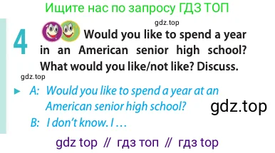 Английский язык (english), 10 класс Учебник (Student's book), авторы: Афанасьева Ольга Васильевна (Afanasyeva Olga), Дули Дженни (Dooley Jenny), Михеева Ирина Владимировна (Mikheeva Irina), Оби Боб (Obee Bob), Эванс Вирджиния (Evans Virginia), издательство Просвещение, Москва, 2019, красного цвета, страница 57, номер 4, Условие