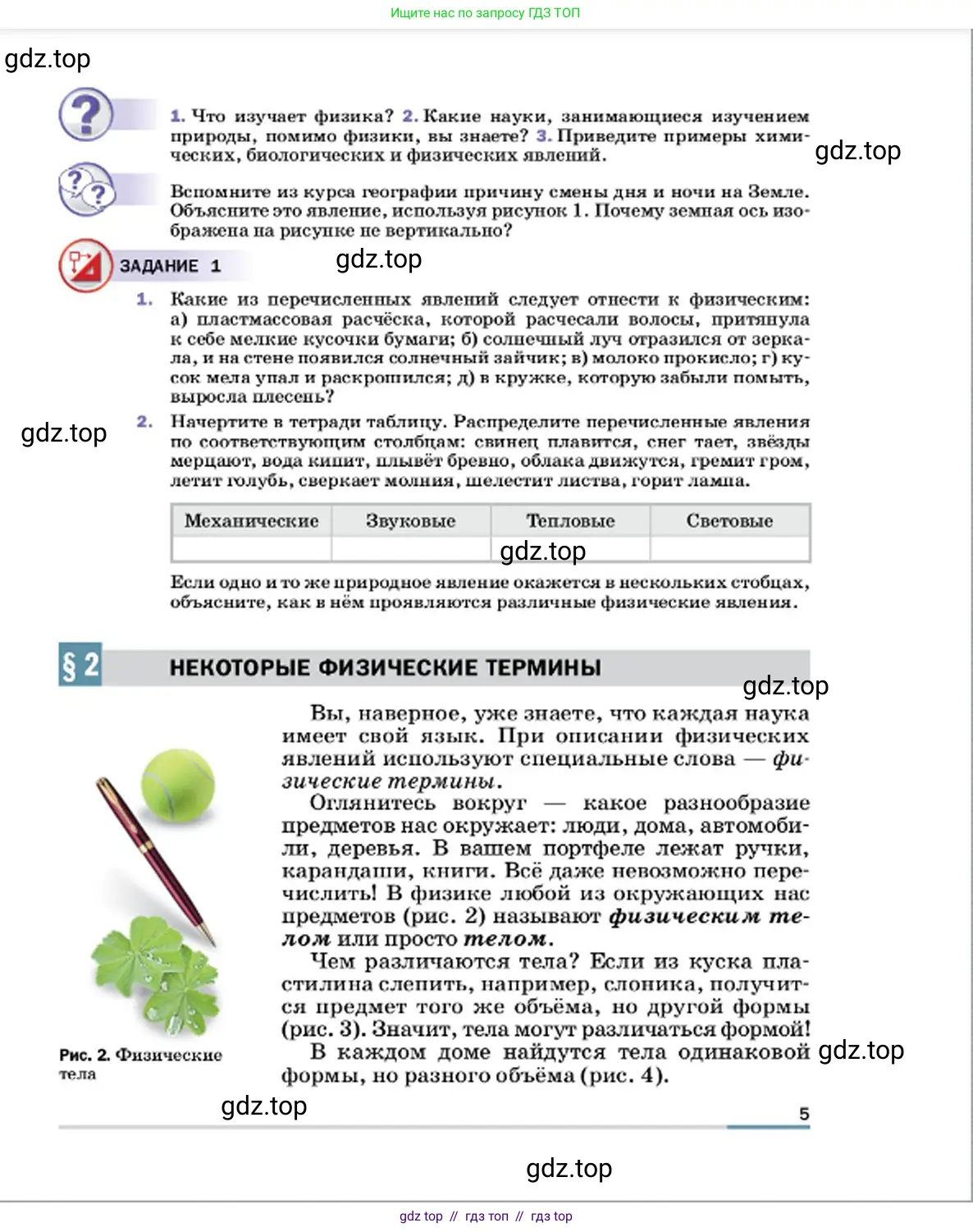 Физика, 7 класс Учебник, авторы: Пёрышкин И М, Иванов Александр Иванович, издательство Просвещение, Москва, 2023, белого цвета, страница 5