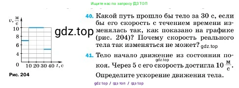 Физика, 7 класс Учебник, авторы: Пёрышкин И М, Иванов Александр Иванович, издательство Просвещение, Москва, 2023, белого цвета, страница 226, номер 40, Условие