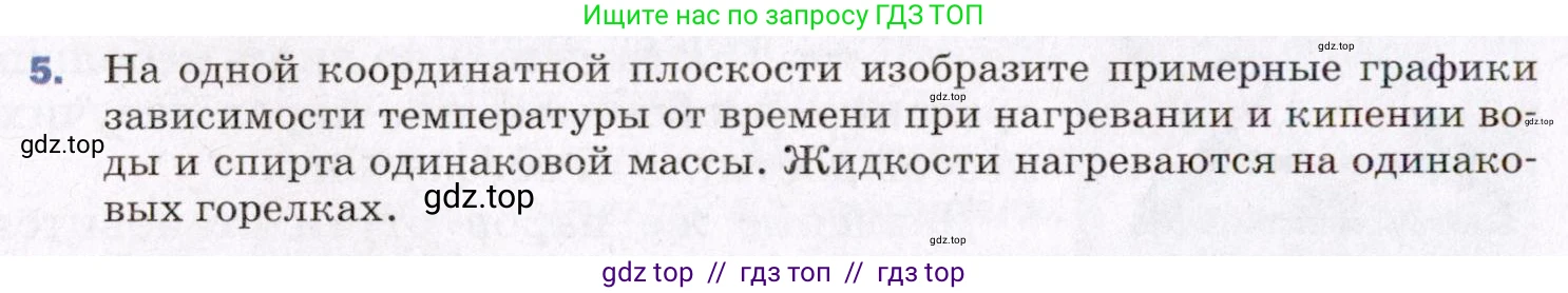 Физика, 8 класс Учебник, авторы: Пёрышкин И М, Иванов Александр Иванович, издательство Просвещение, Москва, 2021 - 2022, белого цвета, страница 66, номер 5, Условие