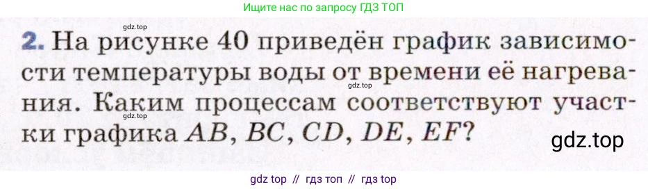Физика, 8 класс Учебник, авторы: Пёрышкин И М, Иванов Александр Иванович, издательство Просвещение, Москва, 2021 - 2022, белого цвета, страница 78, номер 2, Условие