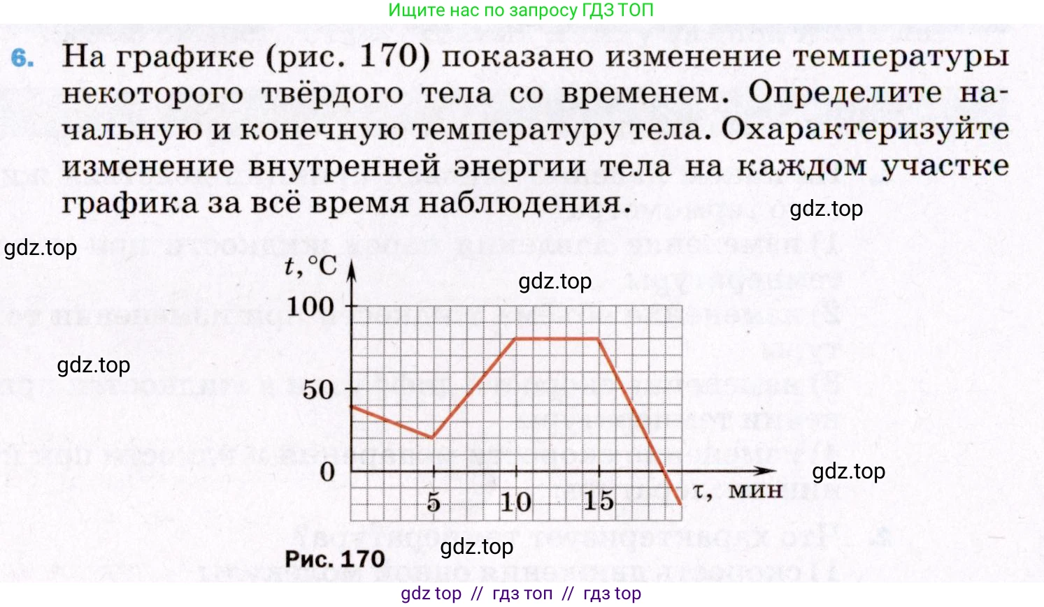 Физика, 8 класс Учебник, авторы: Пёрышкин И М, Иванов Александр Иванович, издательство Просвещение, Москва, 2021 - 2022, белого цвета, страница 240, номер 6, Условие