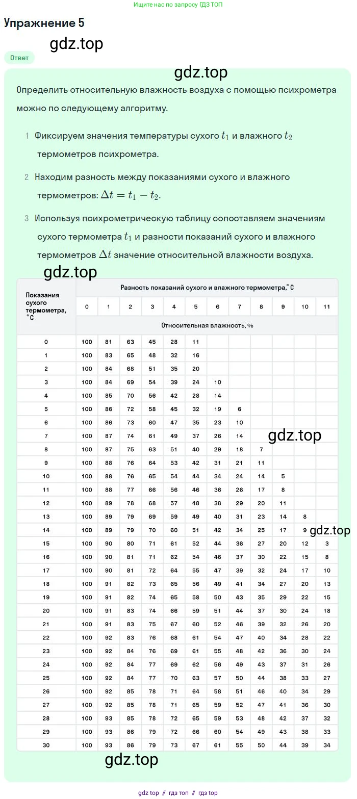 Физика, 8 класс Учебник, авторы: Пёрышкин И М, Иванов Александр Иванович, издательство Просвещение, Москва, 2021 - 2022, белого цвета, страница 71, номер 5, Решение