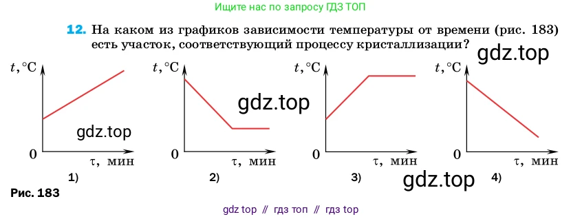 Физика, 8 класс Учебник, автор: Пёрышкин И М, издательство Просвещение, Москва, 2023, белого цвета, страница 242, номер 12, Условие