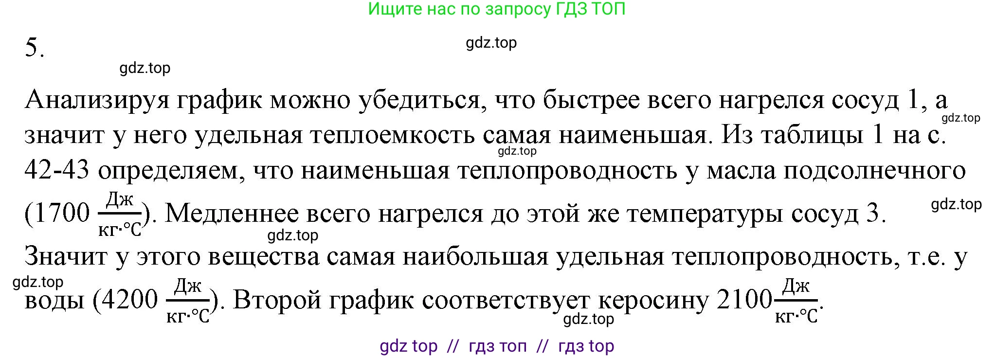 Физика, 8 класс Учебник, автор: Пёрышкин И М, издательство Просвещение, Москва, 2023, белого цвета, страница 44, номер 5, Решение 1