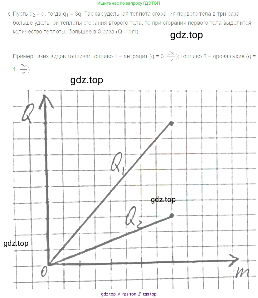 Физика, 8 класс Учебник, автор: Пёрышкин И М, издательство Просвещение, Москва, 2023, белого цвета, страница 51, номер 8, Решение 3