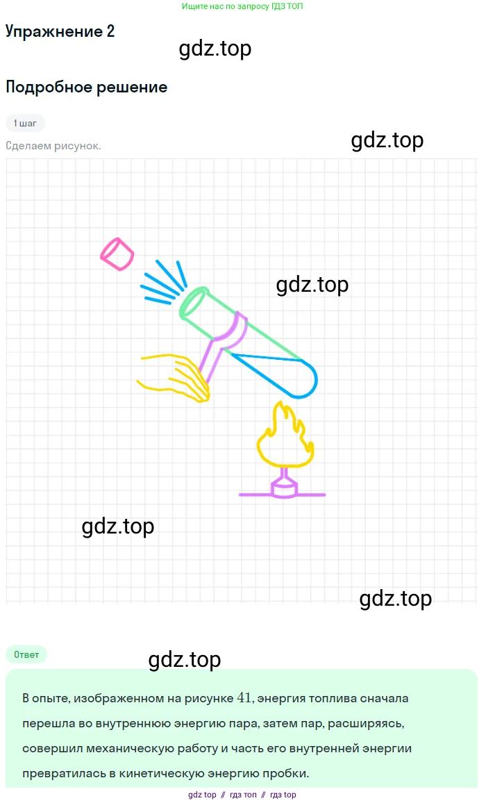 Физика, 8 класс Учебник, автор: Пёрышкин И М, издательство Просвещение, Москва, 2023, белого цвета, страница 88, номер 2, Решение 2