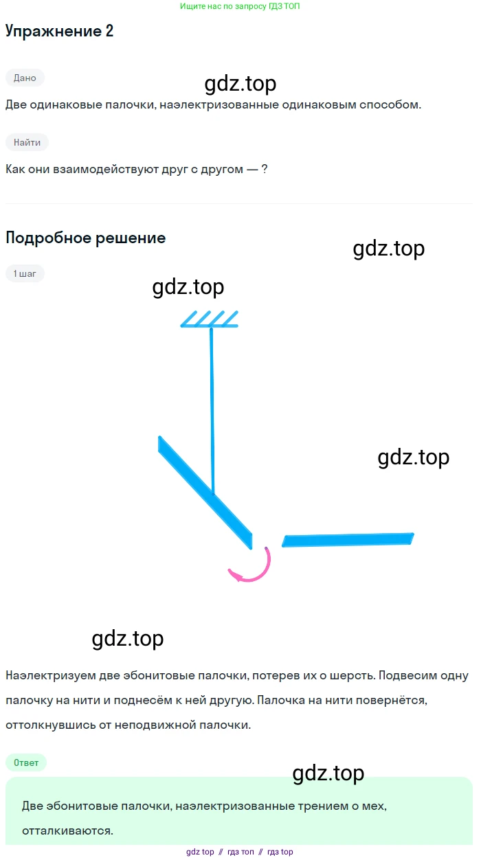 Физика, 8 класс Учебник, автор: Пёрышкин И М, издательство Просвещение, Москва, 2023, белого цвета, страница 102, номер 2, Решение 2