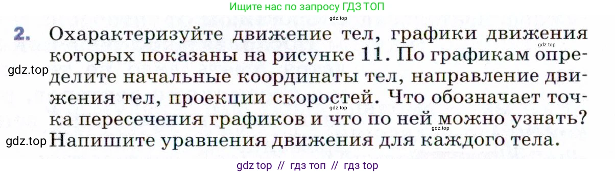 Физика, 9 класс Учебник, авторы: Пёрышкин И М, Гутник Елена Моисеевна, Иванов Александр Иванович, Петрова Мария Арсеньевна, издательство Просвещение, Москва, 2021 - 2022, страница 20, номер 2, Условие