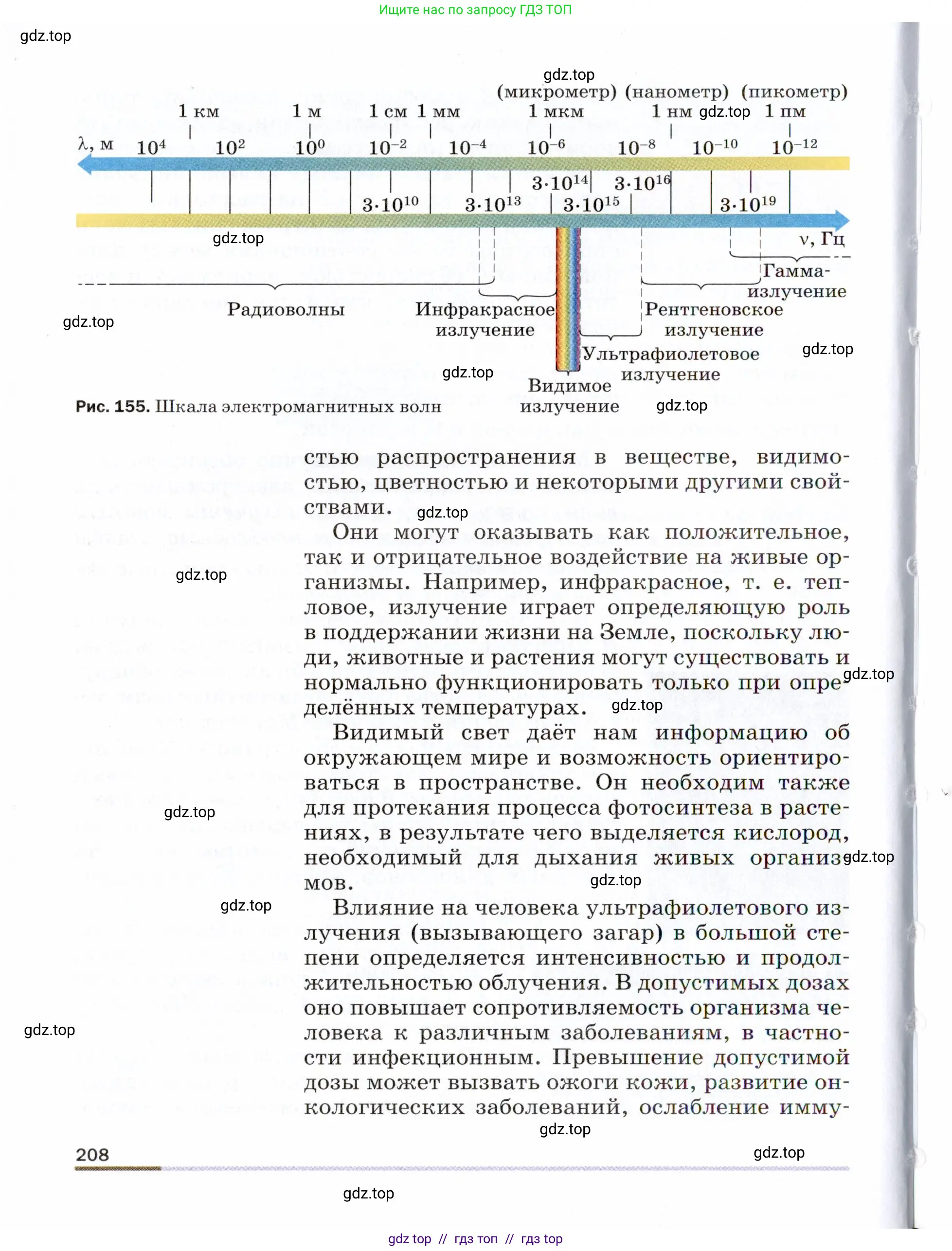Физика, 9 класс Учебник, авторы: Пёрышкин И М, Гутник Елена Моисеевна, Иванов Александр Иванович, Петрова Мария Арсеньевна, издательство Просвещение, Москва, 2021 - 2022, страница 208