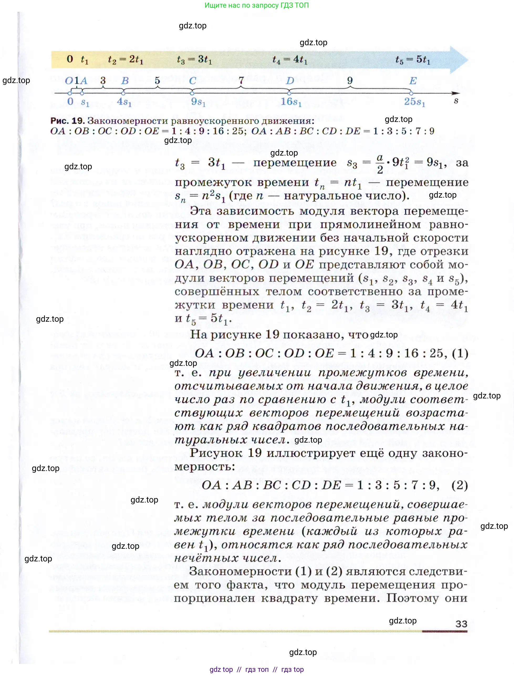 Физика, 9 класс Учебник, авторы: Пёрышкин И М, Гутник Елена Моисеевна, Иванов Александр Иванович, Петрова Мария Арсеньевна, издательство Просвещение, Москва, 2021 - 2022, страница 33
