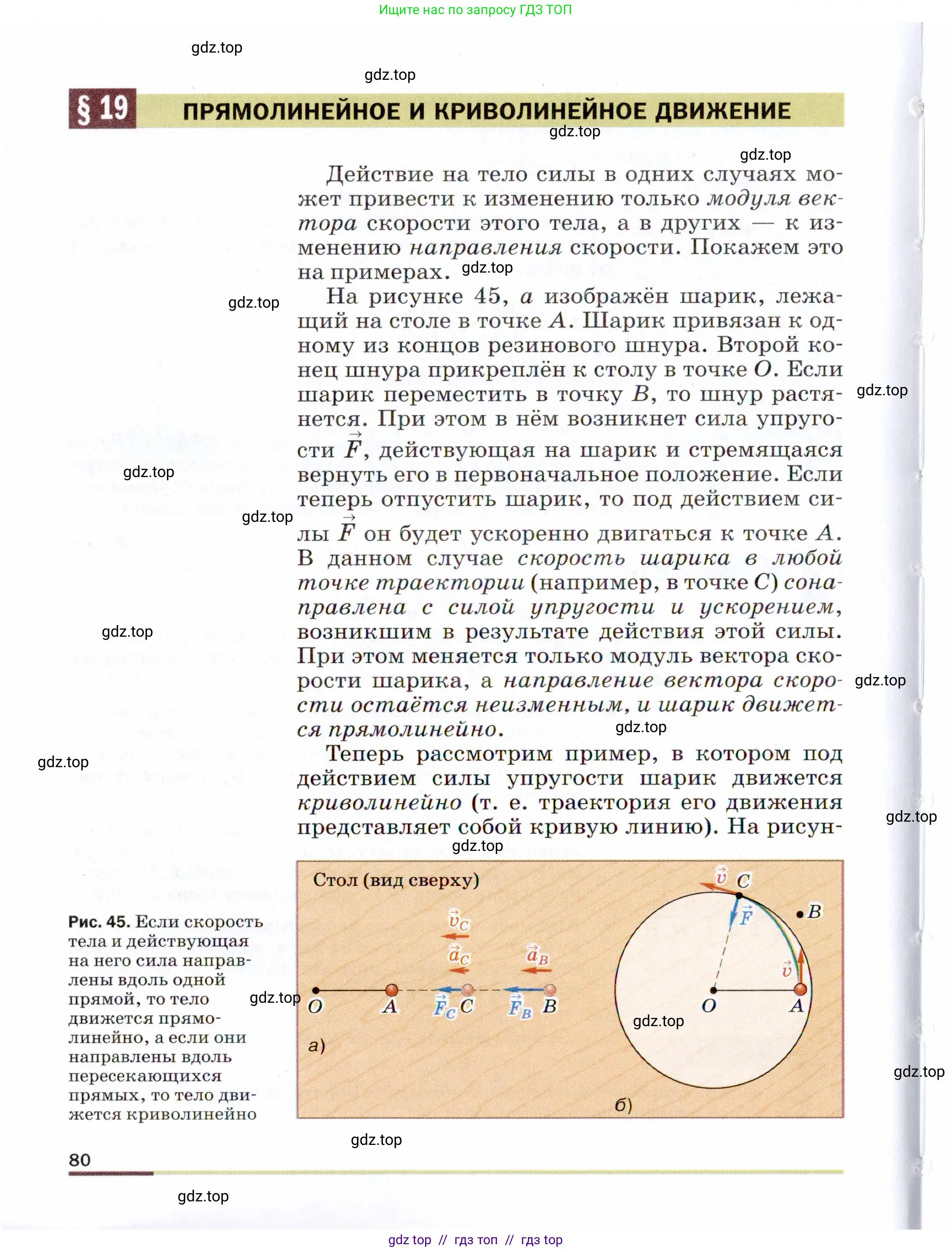 Физика, 9 класс Учебник, авторы: Пёрышкин И М, Гутник Елена Моисеевна, Иванов Александр Иванович, Петрова Мария Арсеньевна, издательство Просвещение, Москва, 2021 - 2022, страница 80