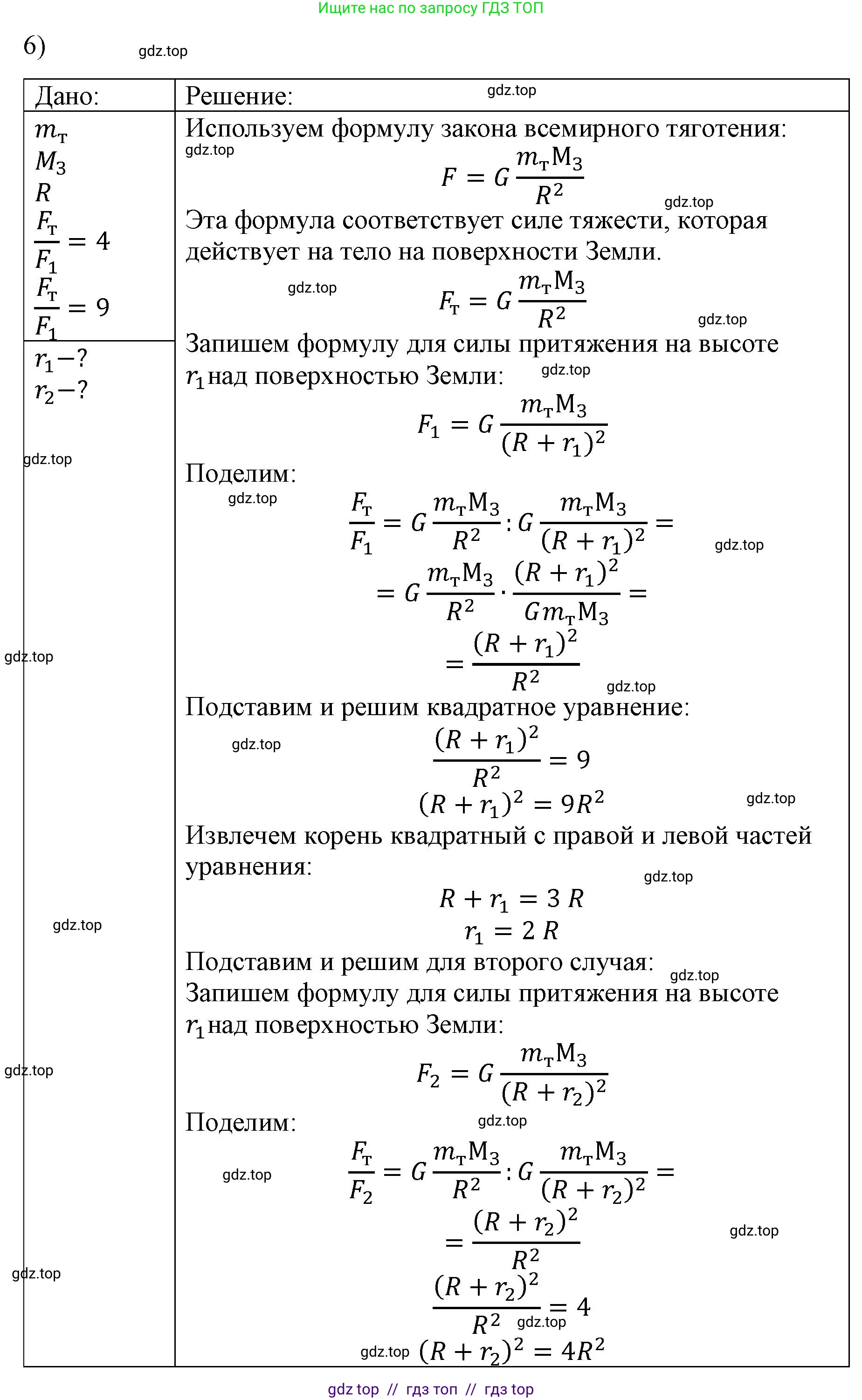 Физика, 9 класс Учебник, авторы: Пёрышкин И М, Гутник Елена Моисеевна, Иванов Александр Иванович, Петрова Мария Арсеньевна, издательство Просвещение, Москва, 2021 - 2022, страница 68, номер 6, Решение