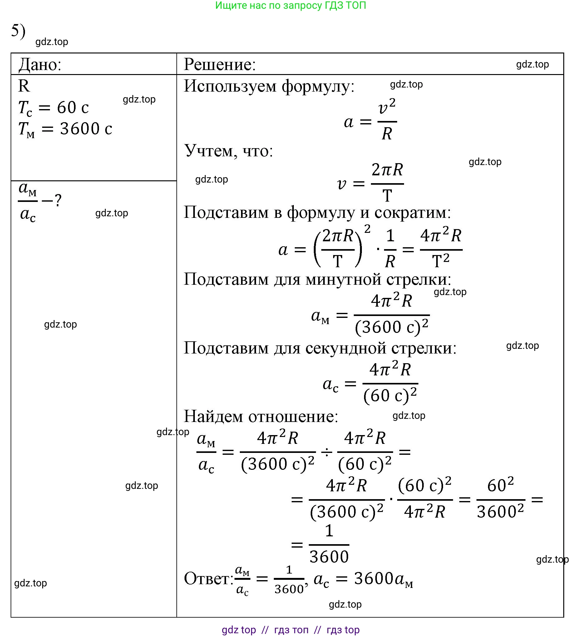 Физика, 9 класс Учебник, авторы: Пёрышкин И М, Гутник Елена Моисеевна, Иванов Александр Иванович, Петрова Мария Арсеньевна, издательство Просвещение, Москва, 2021 - 2022, страница 88, номер 5, Решение