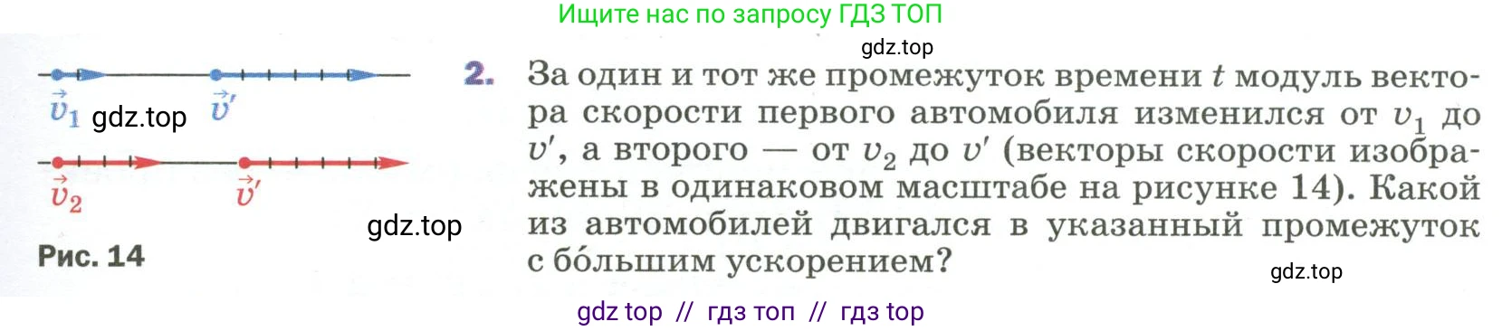 Физика, 9 класс Учебник, авторы: Пёрышкин И М, Гутник Елена Моисеевна, Иванов Александр Иванович, Петрова Мария Арсеньевна, издательство Просвещение, Москва, 2023, белого цвета, страница 27, номер 2, Условие