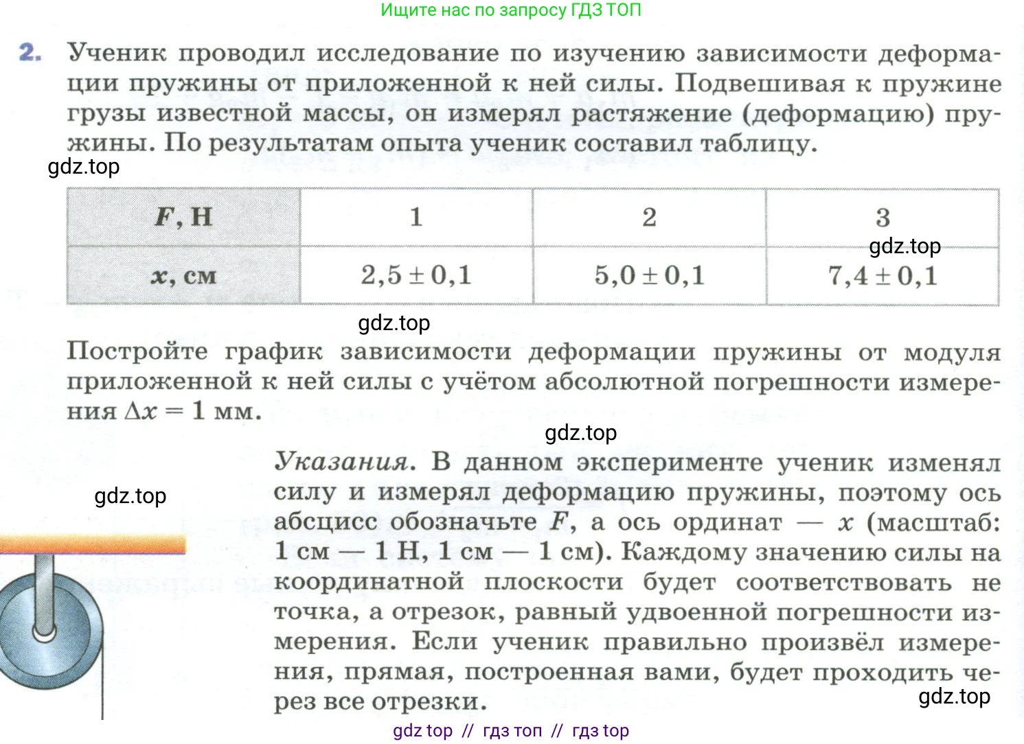 Физика, 9 класс Учебник, авторы: Пёрышкин И М, Гутник Елена Моисеевна, Иванов Александр Иванович, Петрова Мария Арсеньевна, издательство Просвещение, Москва, 2023, белого цвета, страница 82, номер 2, Условие