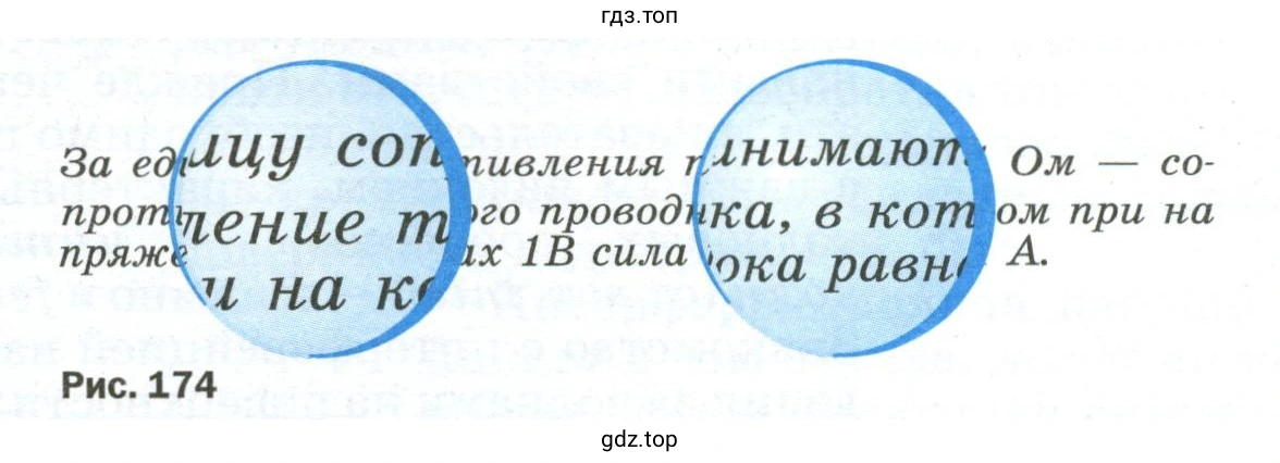 Какая из двух луп, на рисунке 174, имеет большее фокусное расстояние?