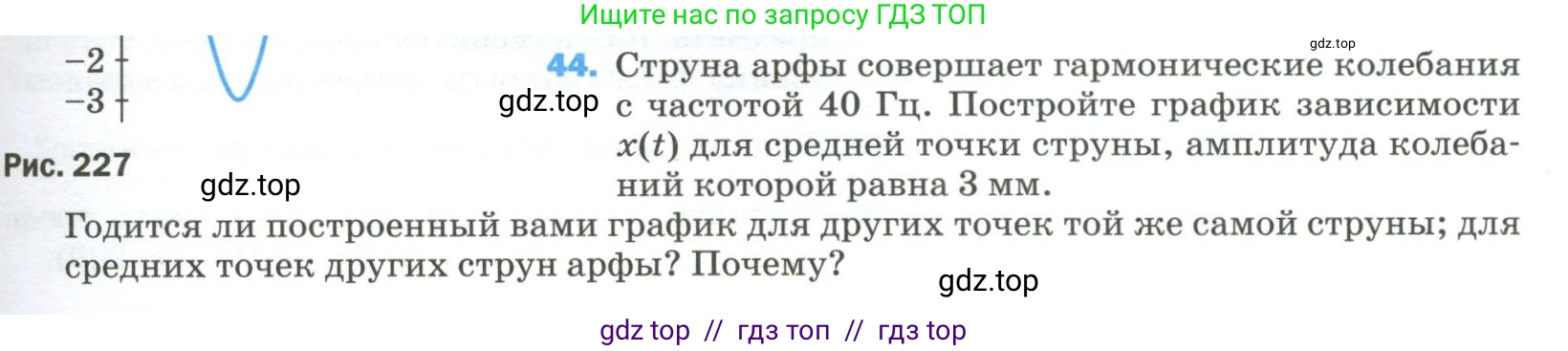 Физика, 9 класс Учебник, авторы: Пёрышкин И М, Гутник Елена Моисеевна, Иванов Александр Иванович, Петрова Мария Арсеньевна, издательство Просвещение, Москва, 2023, белого цвета, страница 337, номер 44, Условие