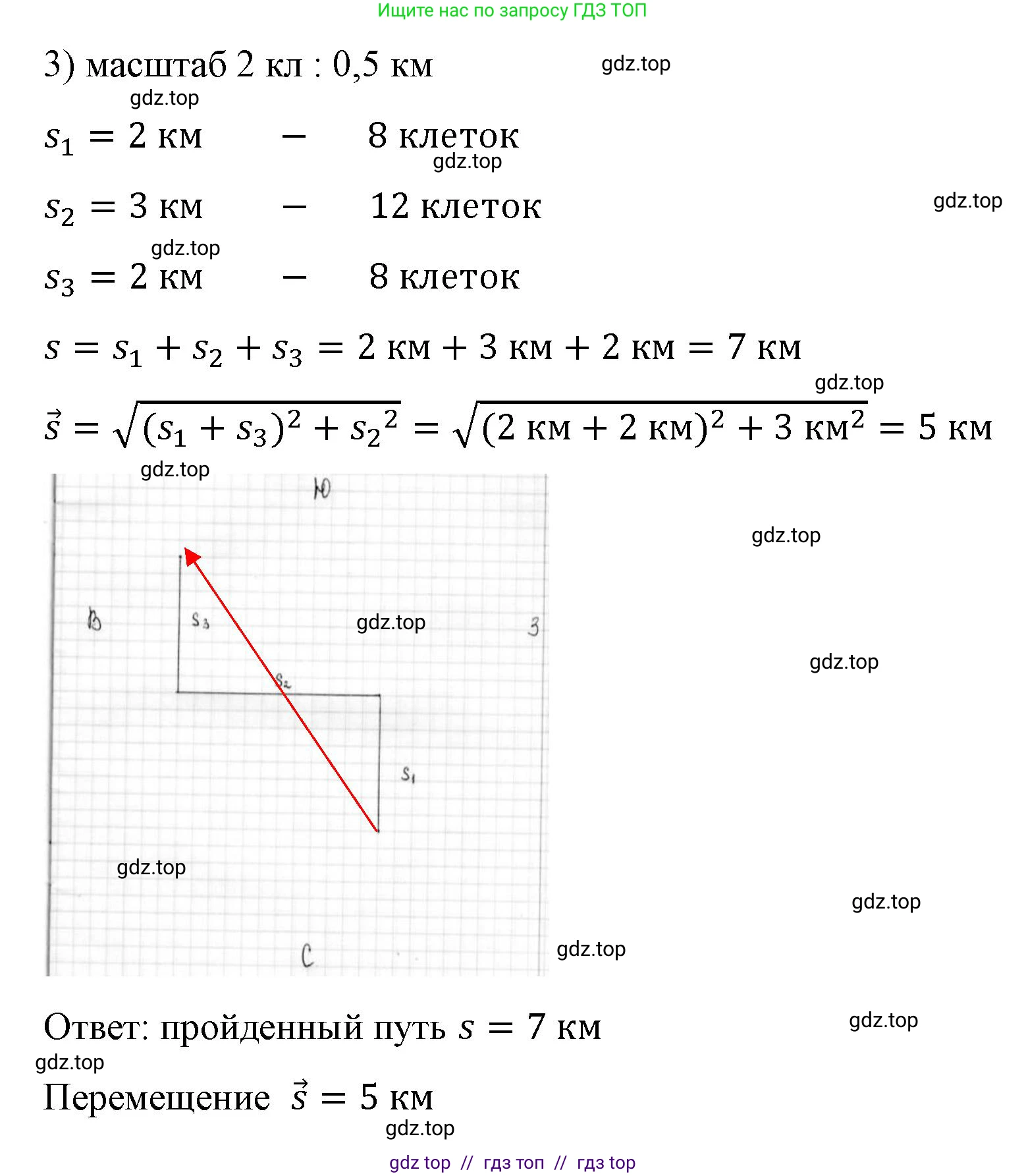 Физика, 9 класс Учебник, авторы: Пёрышкин И М, Гутник Елена Моисеевна, Иванов Александр Иванович, Петрова Мария Арсеньевна, издательство Просвещение, Москва, 2023, белого цвета, страница 11, номер 3, Решение