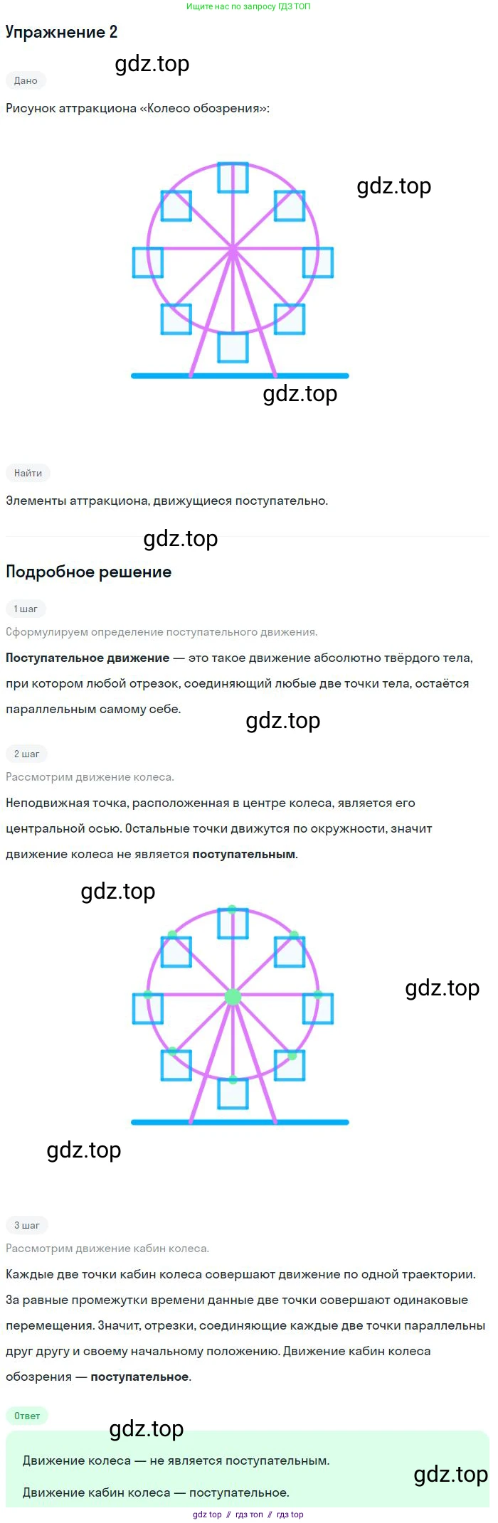 Физика, 10-11 класс Задачник, автор: Рымкевич Андрей Павлович, издательство Просвещение, Москва, 2016, белого цвета, страница 5, номер 2, Решение 2