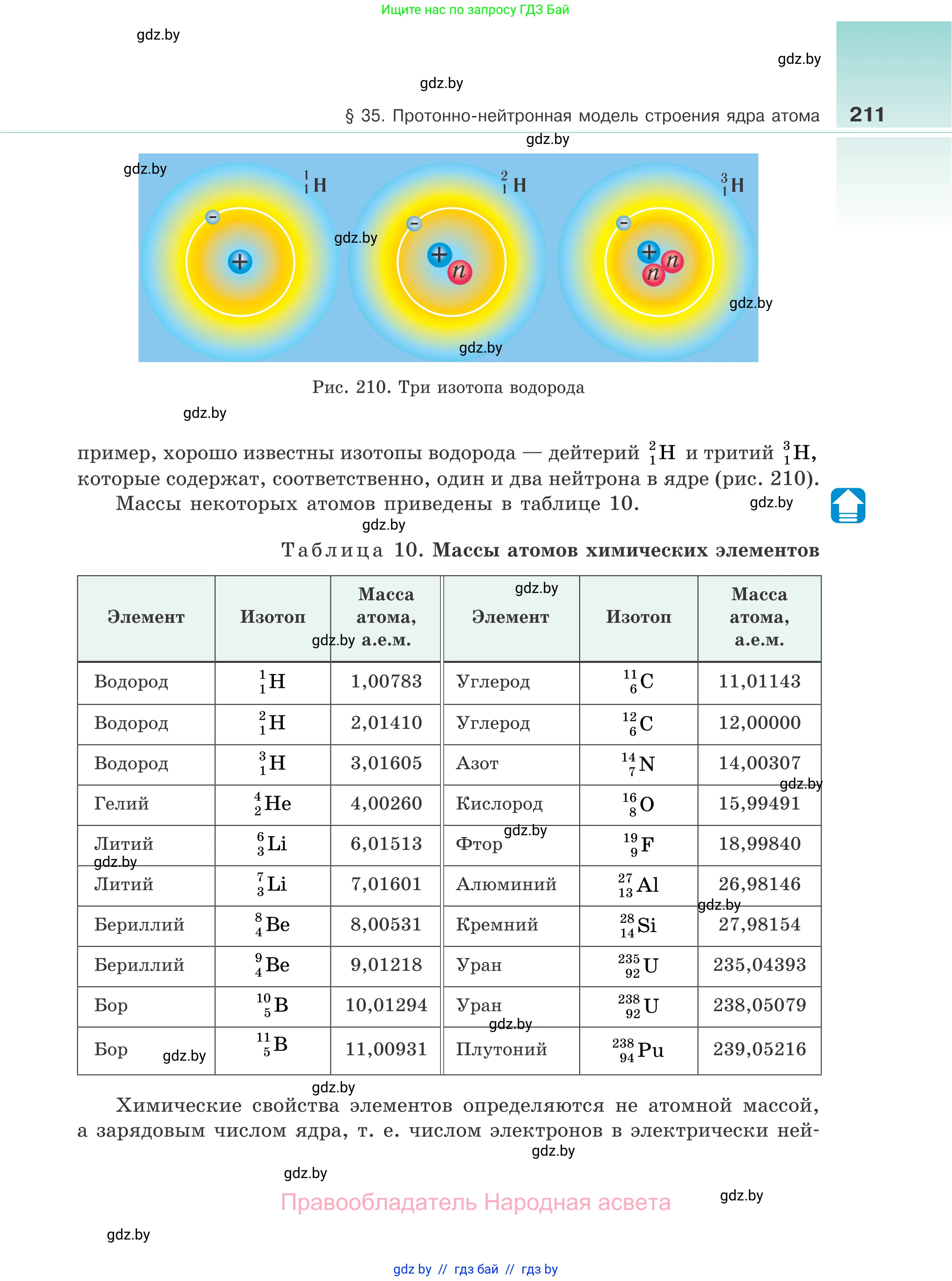 Физика, 11 класс Учебник, авторы: Жилко Виталий Владимирович, Маркович Леонид Григорьевич, Сокольский Анатолий Алексеевич, издательство Народная асвета, Минск, 2021, страница 211