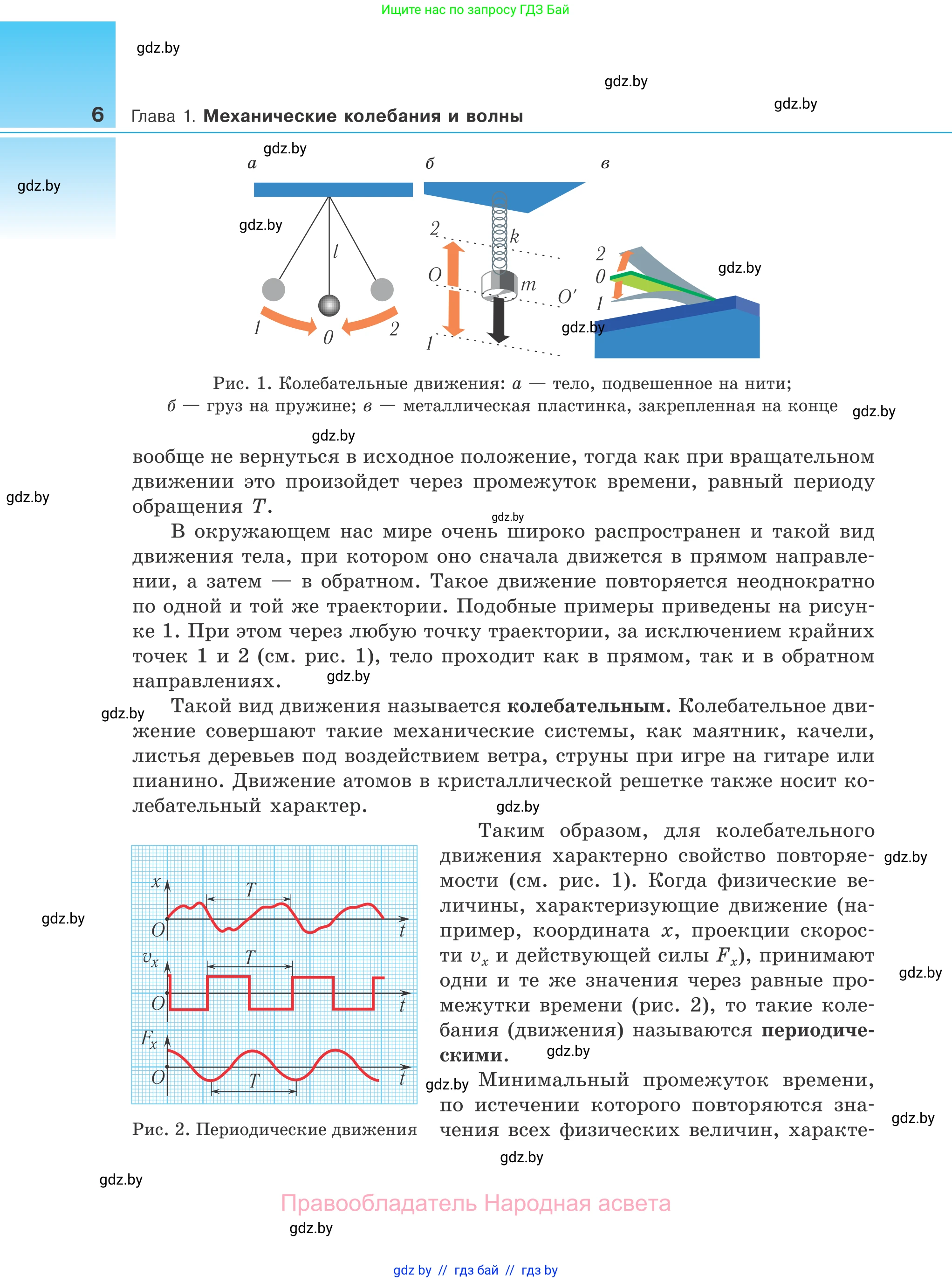 Физика, 11 класс Учебник, авторы: Жилко Виталий Владимирович, Маркович Леонид Григорьевич, Сокольский Анатолий Алексеевич, издательство Народная асвета, Минск, 2021, страница 6