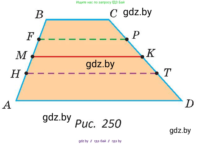 Геометрия, 8 класс Учебник, авторы: Казаков Валерий Владимирович, Казакова Ольга Олеговна, издательство Адукацыя i выхаванне, Минск, 2024, оранжевого цвета, страница 127, номер 268, Условие (продолжение 2)