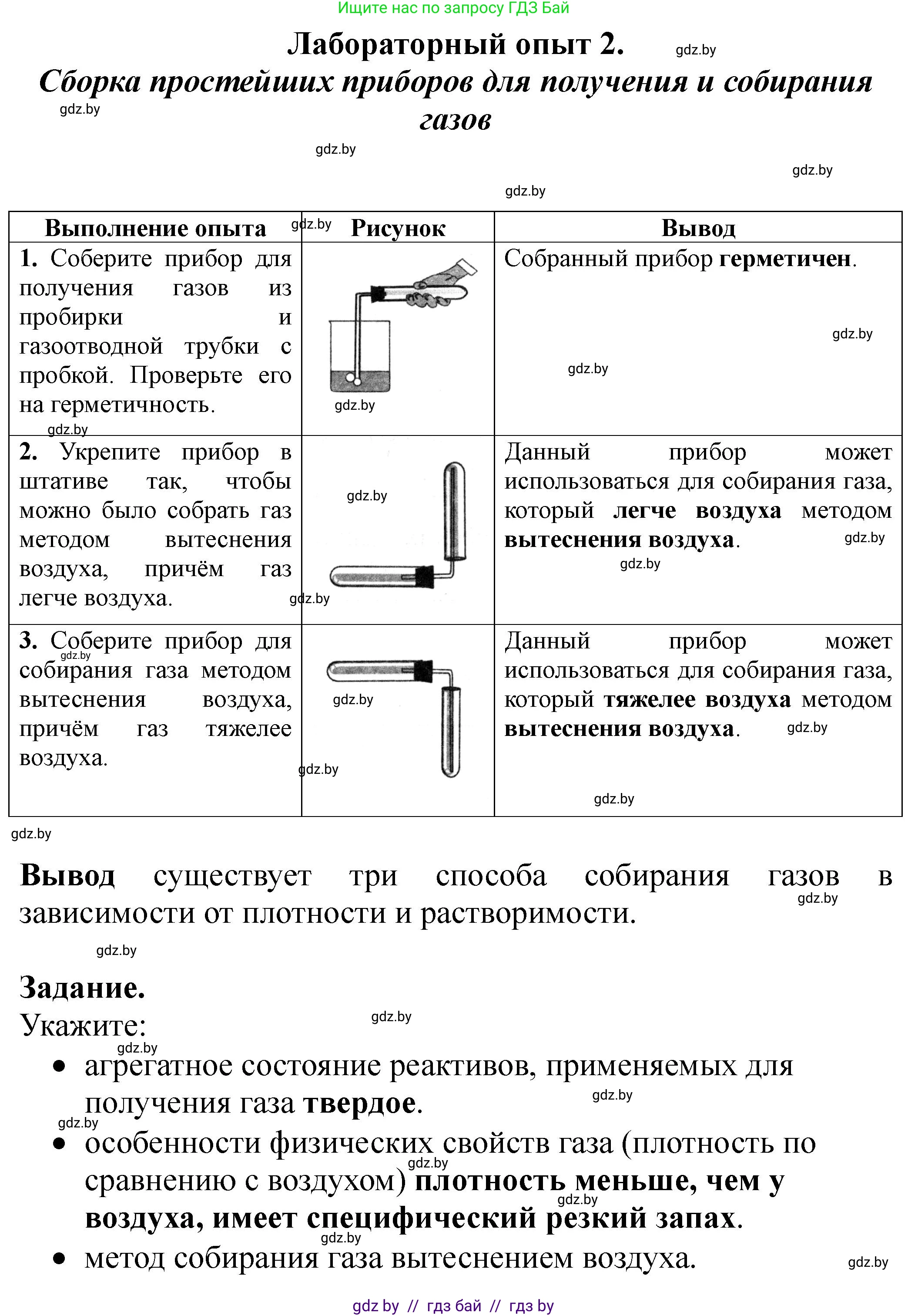 Химия, 7 класс Тетрадь для практических работ, автор: Борушко Ирина Ивановна, издательство Сэр-Вит, Минск, 2022, розового цвета, Часть 2, страница 5, Решение