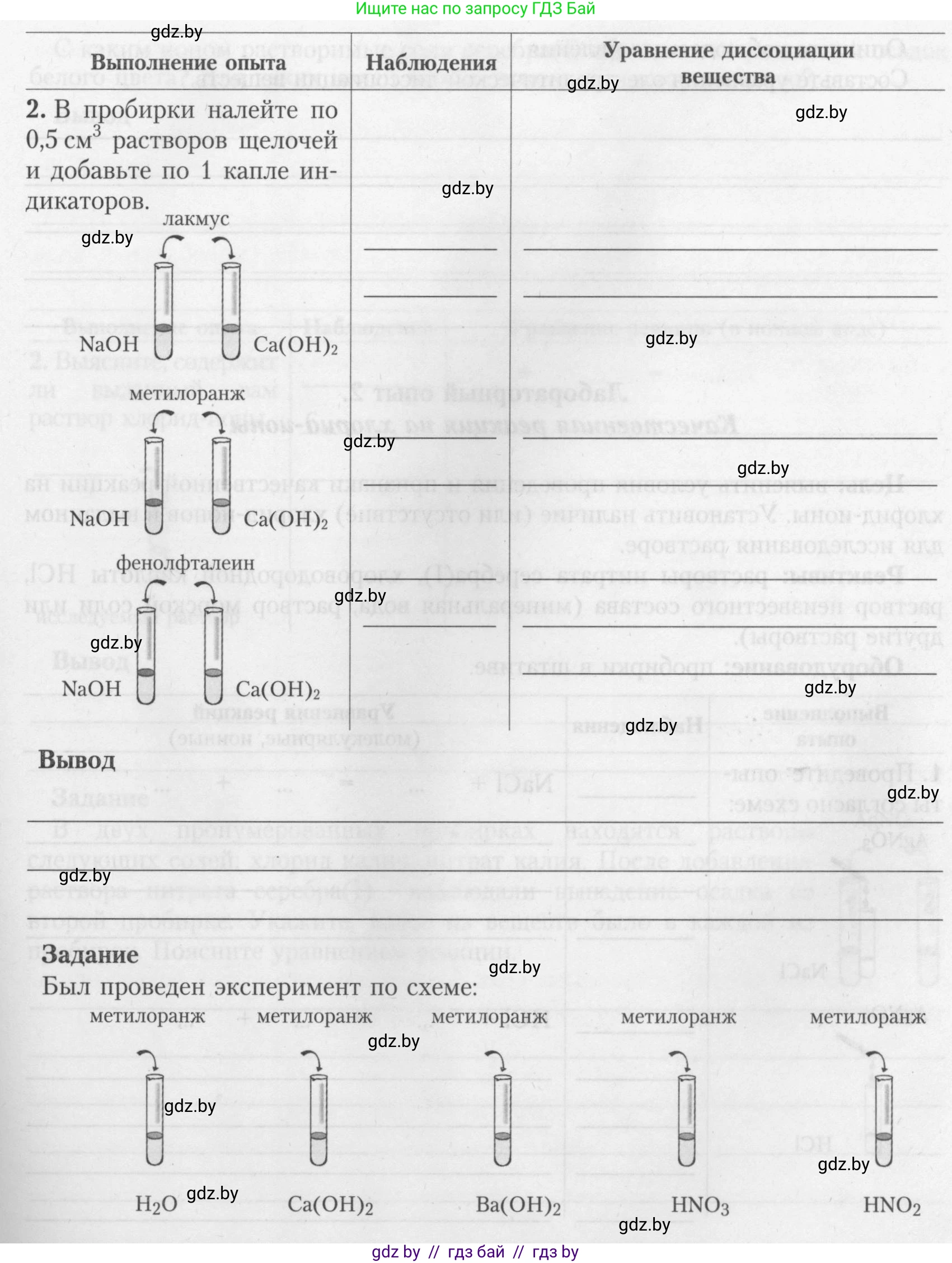 Химия, 9 класс Тетрадь для практических работ, автор: Борушко Ирина Ивановна, издательство Сэр-Вит, Минск, 2022, бирюзового цвета, Часть 2, страница 4, Условие (продолжение 2)