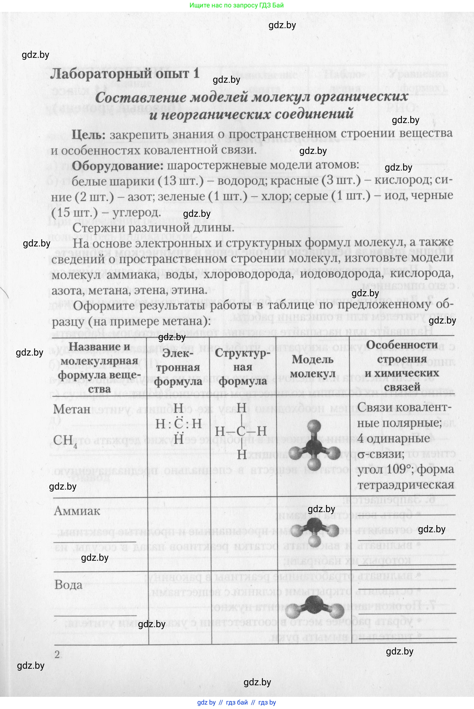 Химия, 11 класс Тетрадь для практических работ, автор: Борушко Ирина Ивановна, издательство Сэр-Вит, Минск, 2022, оранжевого цвета, Часть 2, страница 2