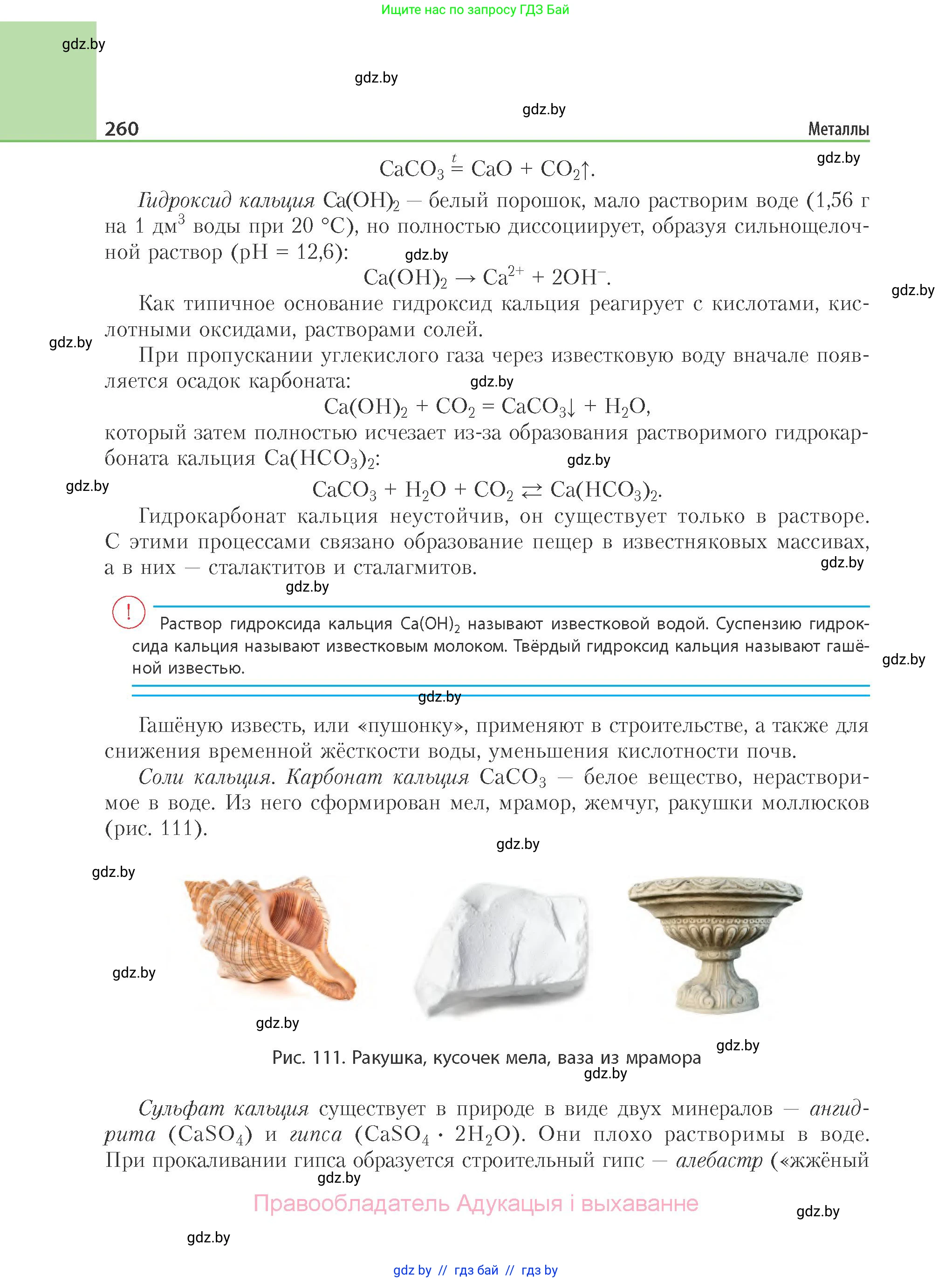 Химия, 11 класс Учебник, авторы: Мычко Дмитрий Иванович, Прохоревич Константин Николаевич, Борушко Ирина Ивановна, издательство Адукацыя i выхаванне, Минск, 2021, зелёного цвета, страница 260