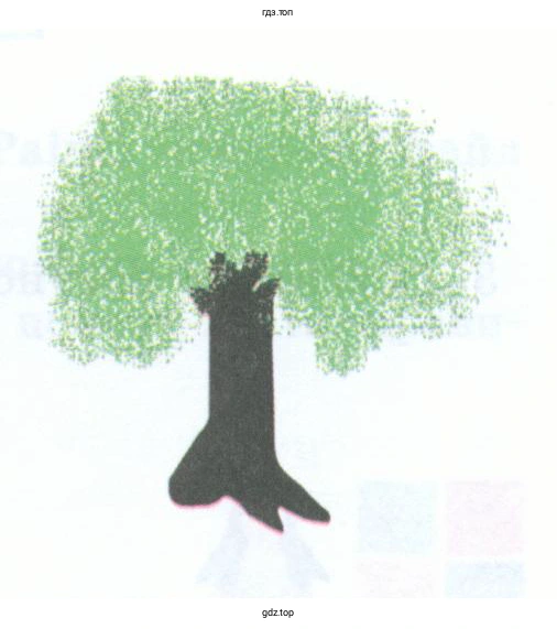 С помощью инструмента нарисуйте дерево Paint (KolourPaint)