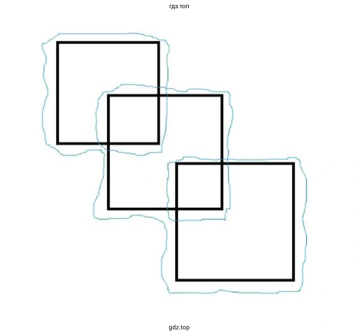 Изобразить фигуру Квадраты в Paint (KolourPaint)