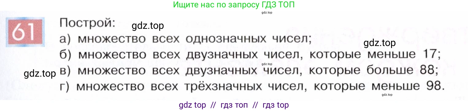Информатика, 5 класс Учебник, авторы: Семенов Алексей Львович, Рудченко Татьяна Александровна, издательство Просвещение, Москва, 2019, страница 43, номер 61, Условие
