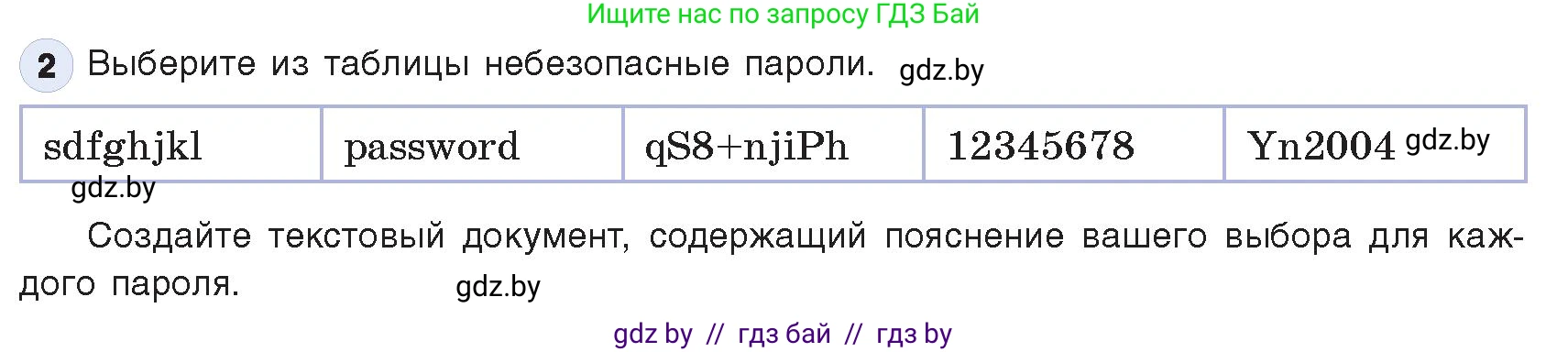Информатика, 9 класс Учебник, авторы: Котов Владимир Михайлович, Лапо Анжелика Ивановна, Быкадоров Юрий Александрович, Войтехович Елена Николаевна, издательство Народная асвета, Минск, 2019, голубого цвета, страница 27, номер 2, Условие