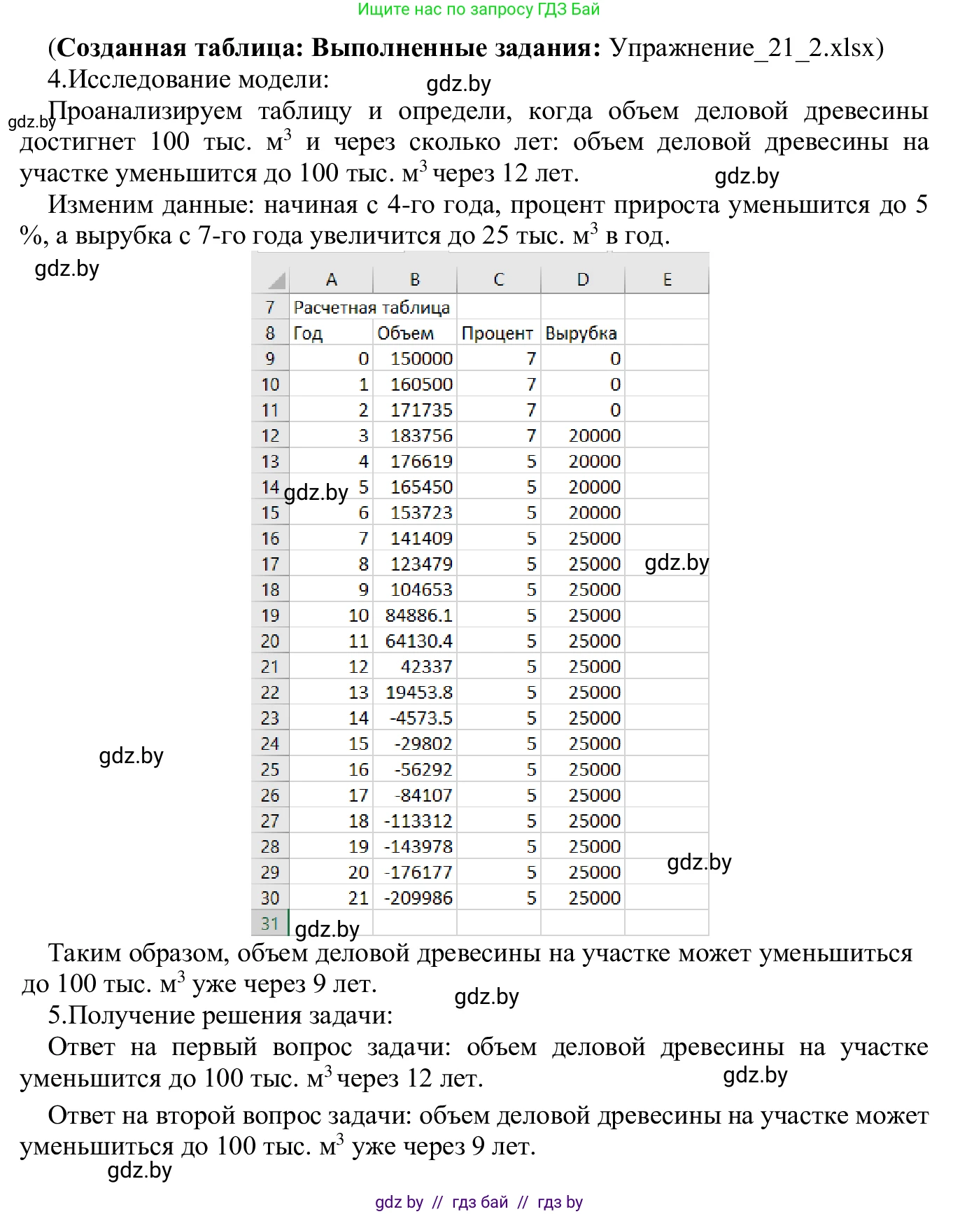 Информатика, 9 класс Учебник, авторы: Котов Владимир Михайлович, Лапо Анжелика Ивановна, Быкадоров Юрий Александрович, Войтехович Елена Николаевна, издательство Народная асвета, Минск, 2019, голубого цвета, страница 127, номер 2, Решение (продолжение 2)