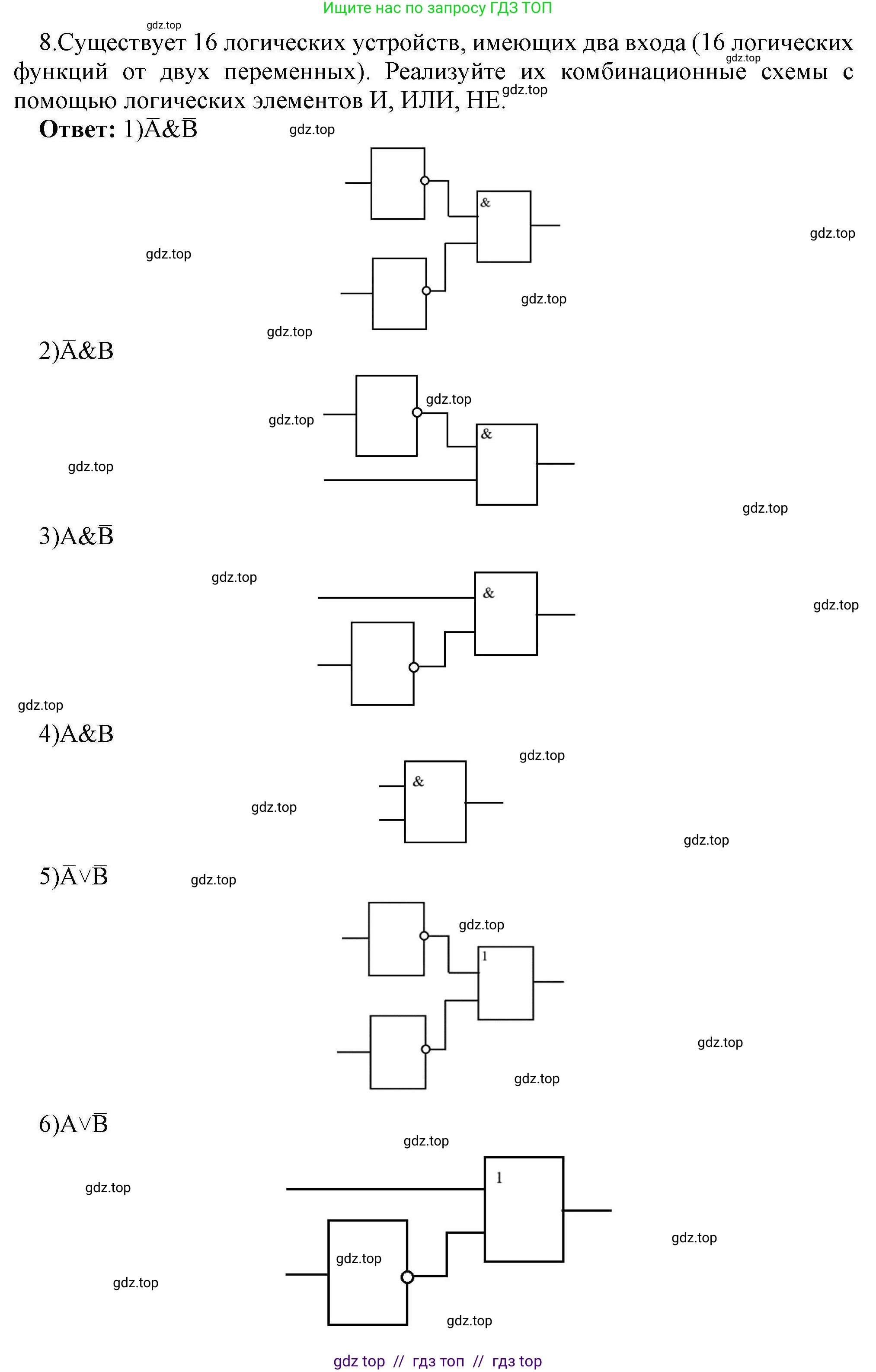 Информатика, 10 класс Учебник, авторы: Босова Людмила Леонидовна, Босова Анна Юрьевна, издательство Просвещение, Москва, 2021, страница 218, номер 8, Решение