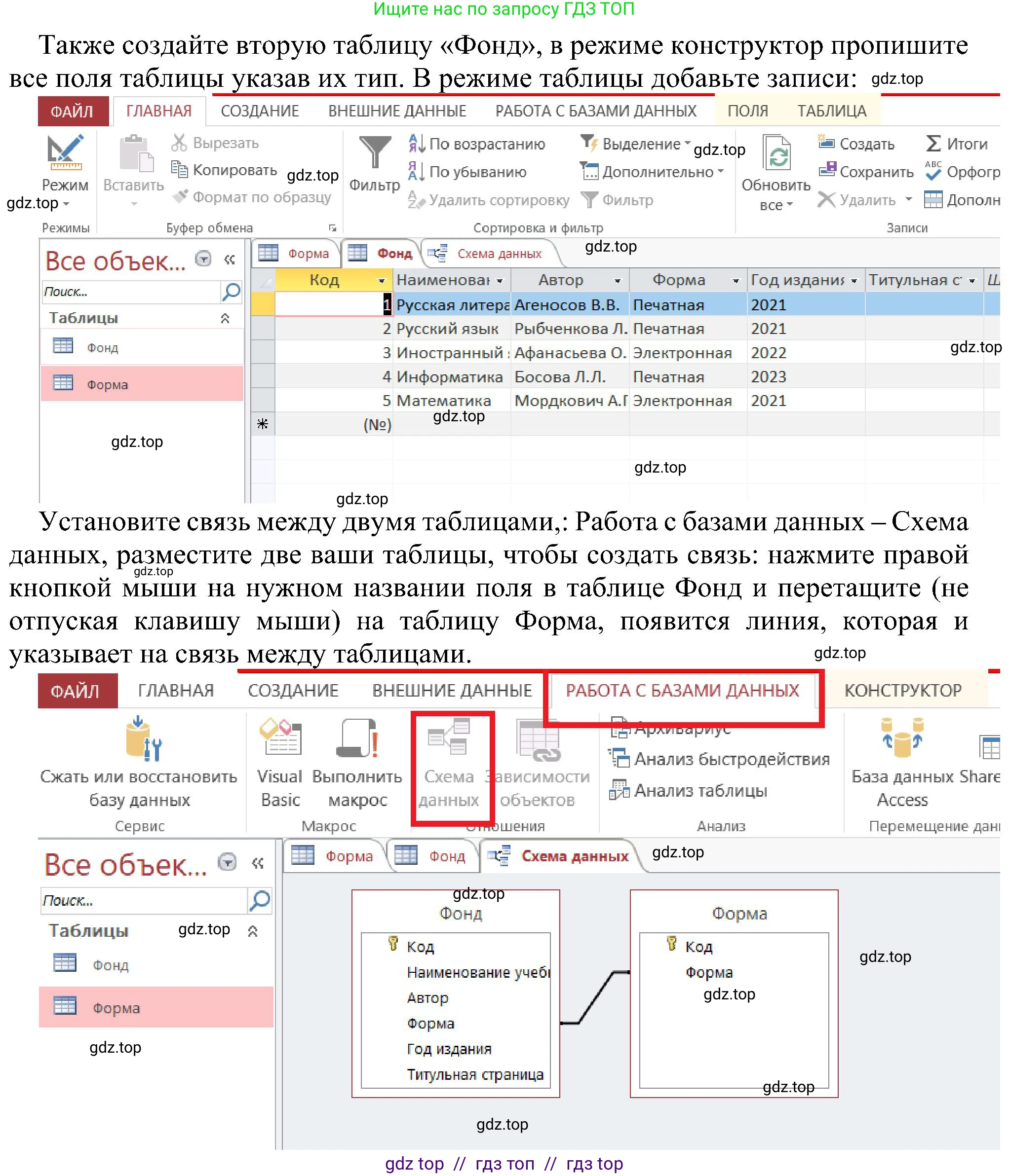 Информатика, 11 класс Учебник, авторы: Босова Людмила Леонидовна, Босова Анна Юрьевна, издательство Просвещение, Москва, 2020, страница 190, номер 17, Решение (продолжение 2)