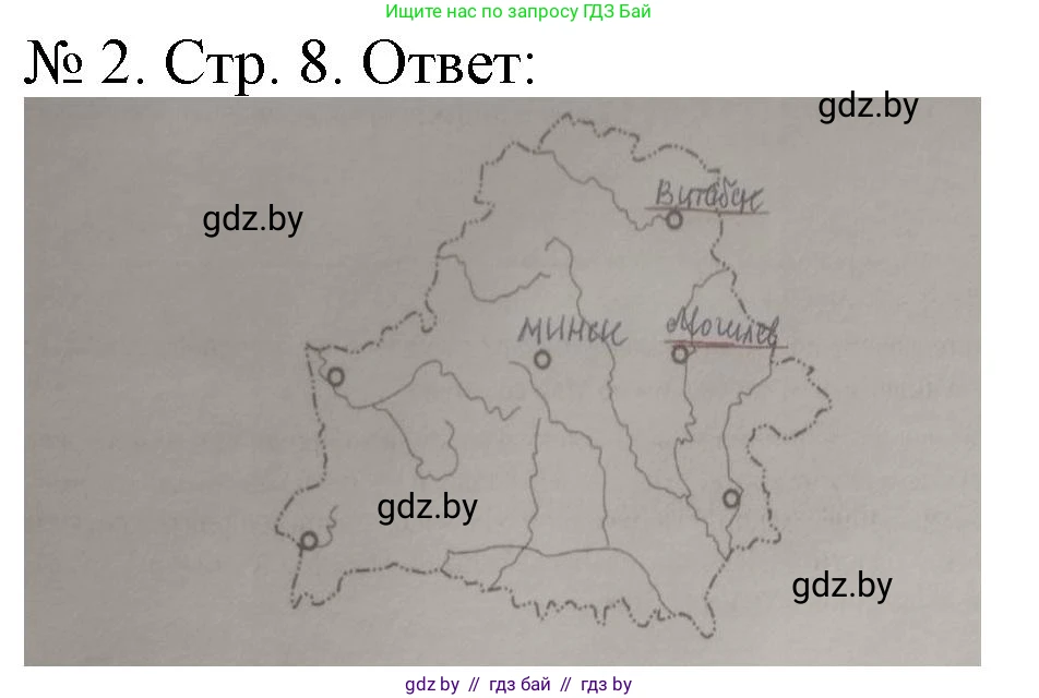 История Беларуси (Гісторыя Беларусі), 9 класс рабочая тетрадь, автор: Панов Сергей Вениаминович, издательство Аверсэв, Минск, 2024, коричневого цвета, страница 8, номер 2, Решение