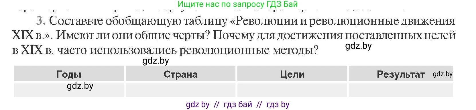 Всемирная история, 11 класс Учебник, авторы: Кошелев Владимир Сергеевич, Кошелева Наталья Владимировна, Краснова Марина Алексеевна, издательство Издательский центр БГУ, Минск, бирюзового цвета, страница 96, номер 3, Условие
