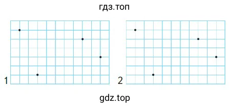 Точки нарисованные на листве в клеточку