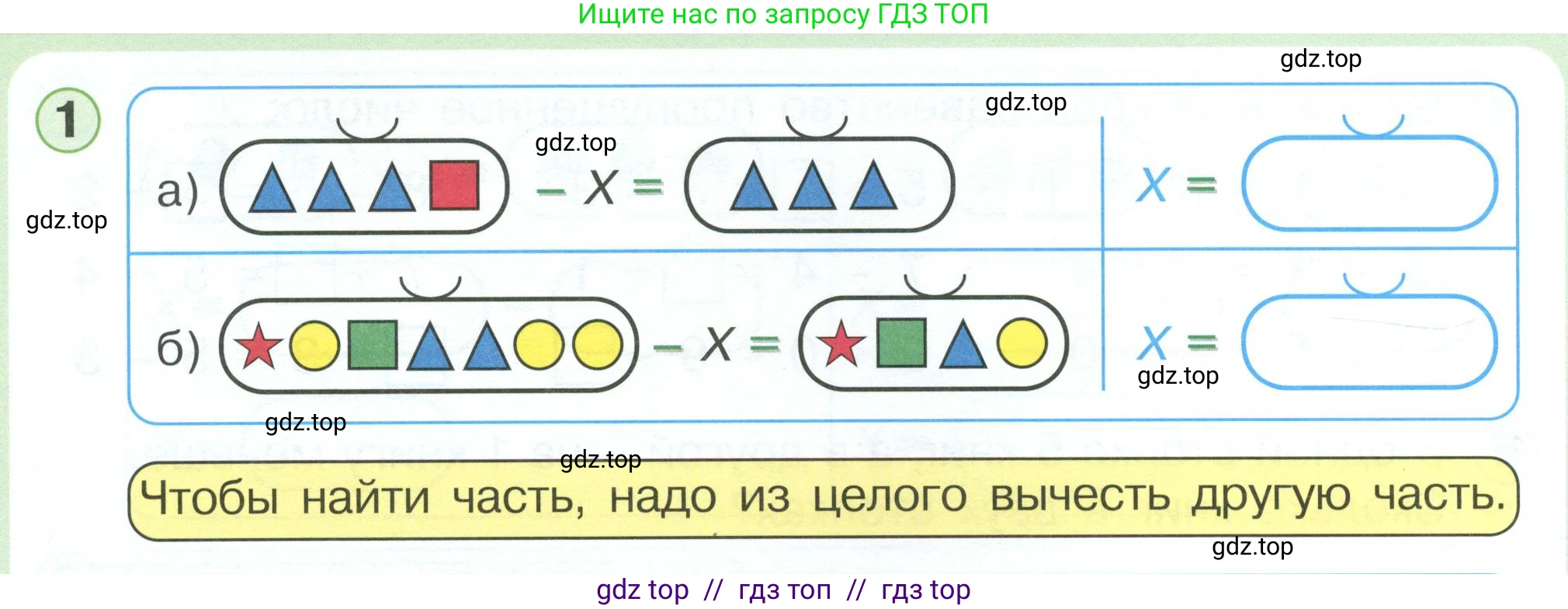 Математика, 1 класс учебное пособие - тетрадь, автор: Петерсон Людмила Георгиевна, издательство Просвещение, Москва, 2024, жёлтого цвета, Часть 3, страница 24, номер 1, Условие 2023