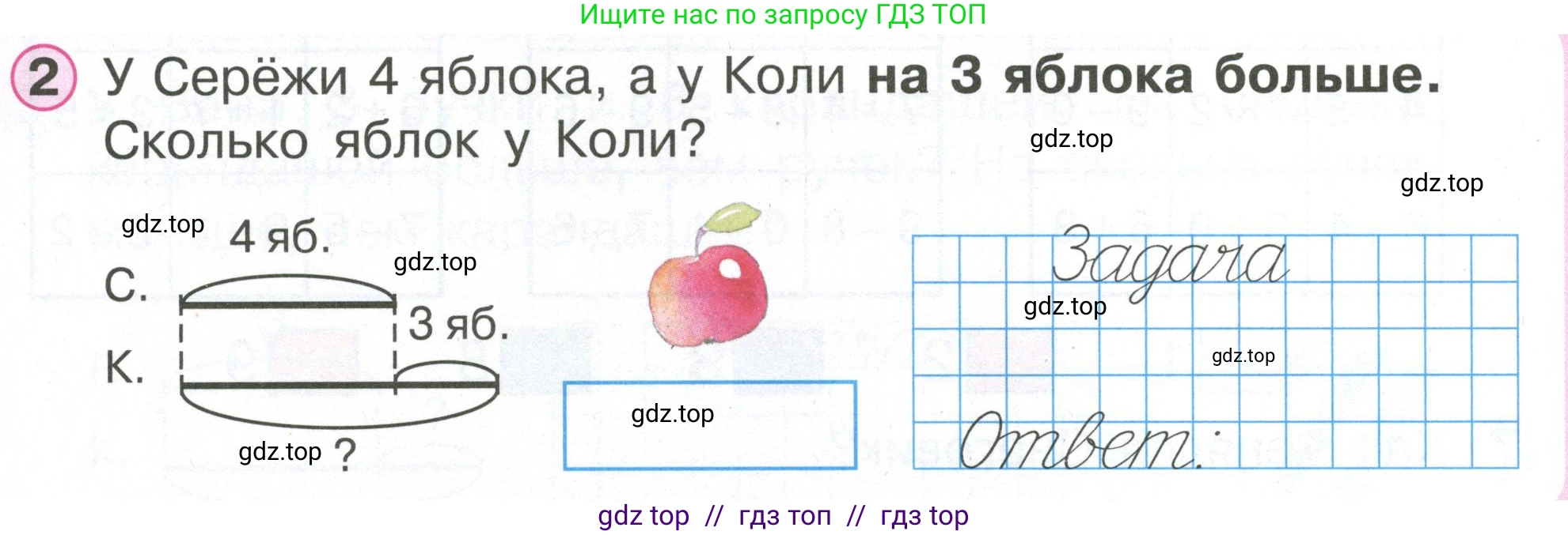 Математика, 1 класс учебное пособие - тетрадь, автор: Петерсон Людмила Георгиевна, издательство Просвещение, Москва, 2024, жёлтого цвета, Часть 2, страница 56, номер 2, Условие (2021-2022)