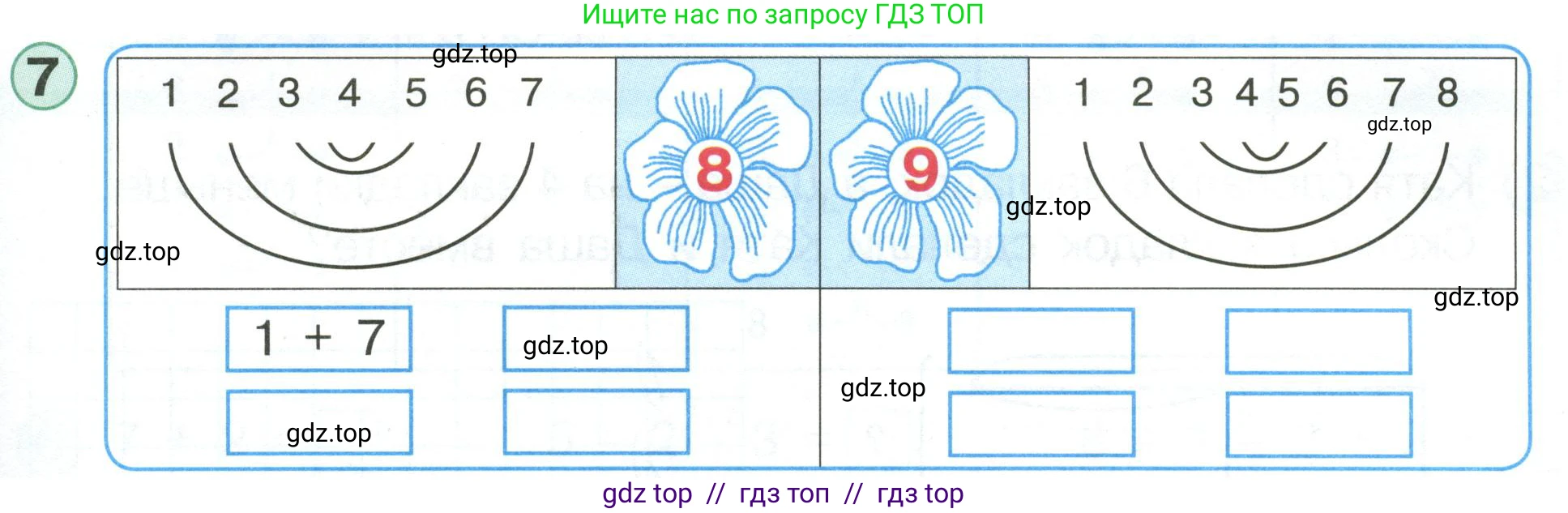 Математика, 1 класс учебное пособие - тетрадь, автор: Петерсон Людмила Георгиевна, издательство Просвещение, Москва, 2024, жёлтого цвета, Часть 3, страница 17, номер 7, Условие (2021-2022)