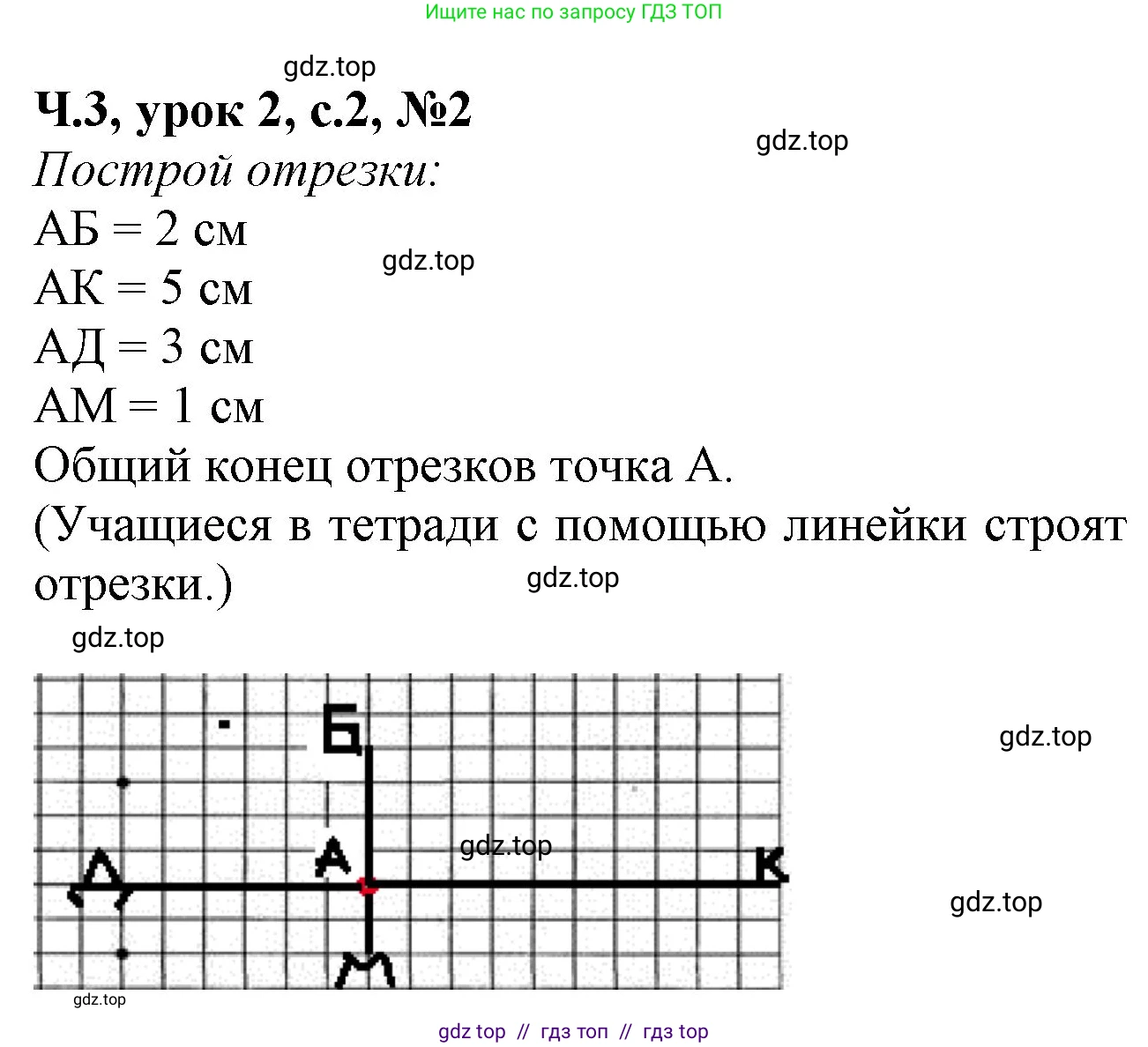 Математика, 1 класс учебное пособие - тетрадь, автор: Петерсон Людмила Георгиевна, издательство Просвещение, Москва, 2024, жёлтого цвета, Часть 3, страница 2, номер 2, Решение (2021-2022)